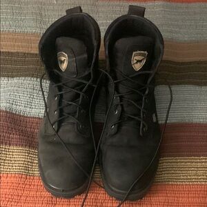 Red Wing Irish Setter High top Black Suede Leather Boots